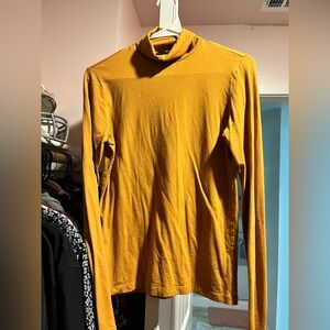 Mustard Turtleneck